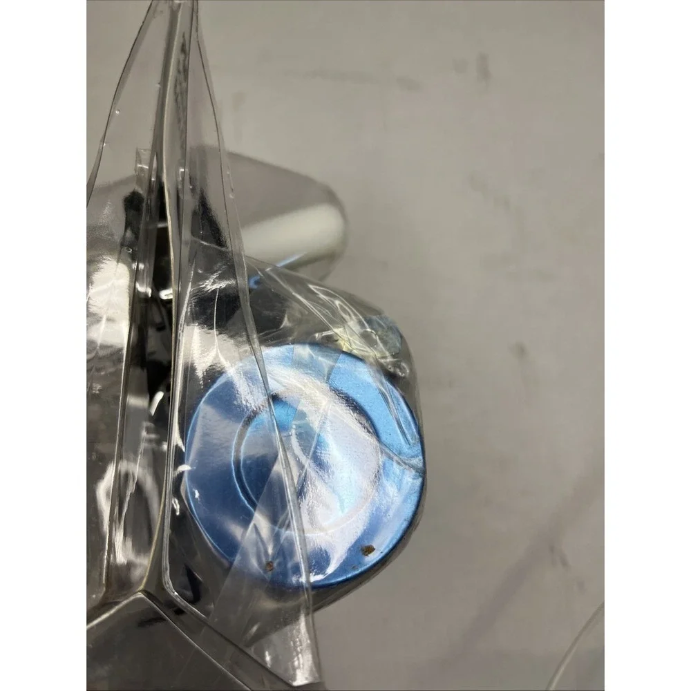 Double Handle Bath Faucet With Pop Up Chrome Finish. Bath Room. New